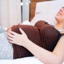 Pregnant woman in hospital