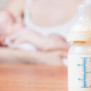 Bottle of baby milk