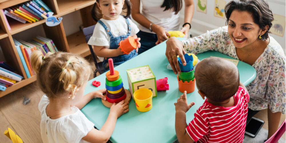 Children in a nursery