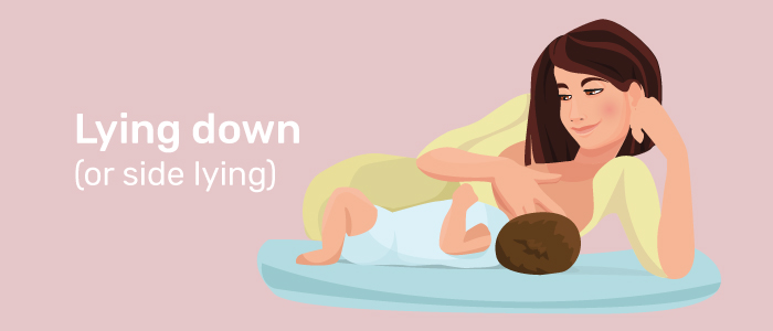 Breastfeeding lying down