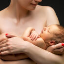 Mother with baby