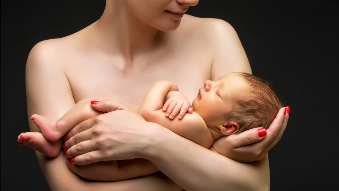 Mother with baby