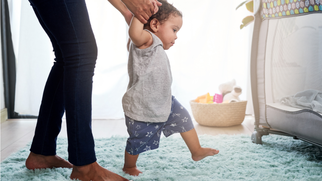 baby walking, learning to walk